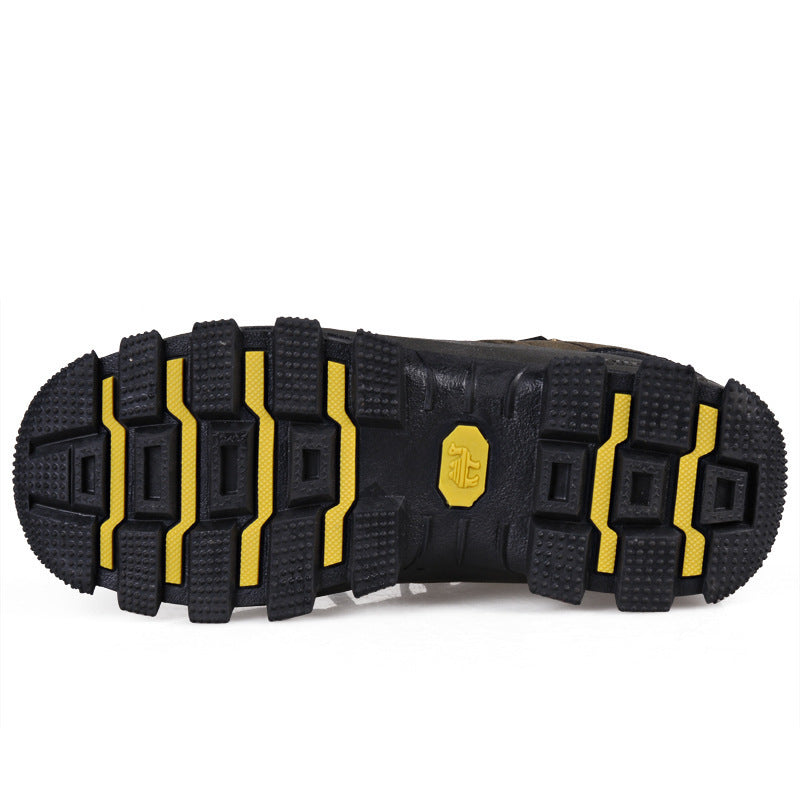 Flag Village Men's And Women's Hiking Large Size Non-slip Outdoor Hiking Shoes