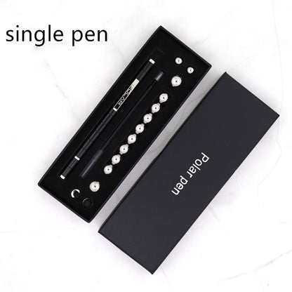 Flag Village Stress Reducer Relief Toys Gift Box funny black golden kits Fidget magnetic polar pen with stylus ball pen