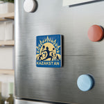 Flag Village Kazakhstan Flag Sporting Porcelain Magnet, Square KAZ0005