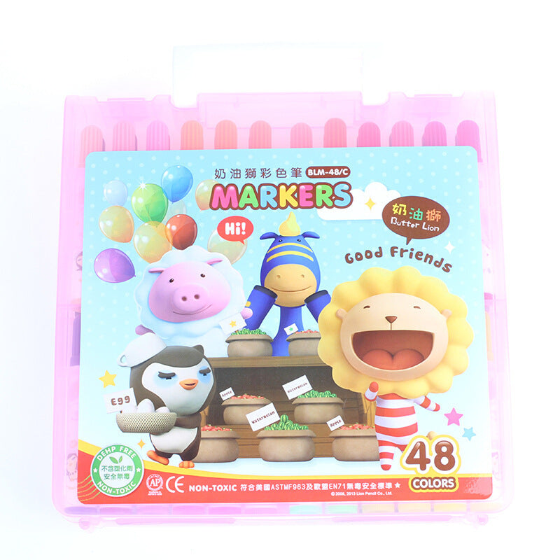 Flag Village Painting Crayons Gift Box Children's Thick Head Set