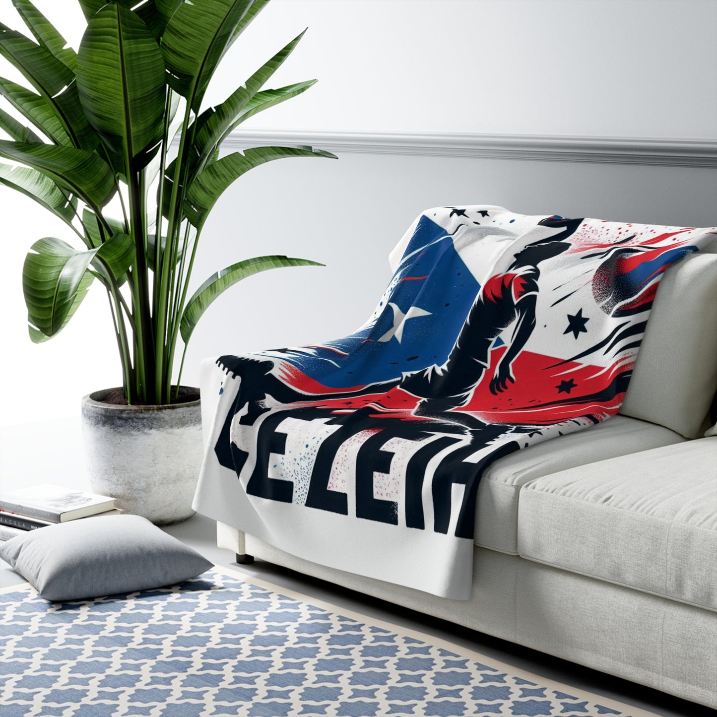 Flag Village Czech Sporting Flag Sherpa Fleece Blanket CZE0005