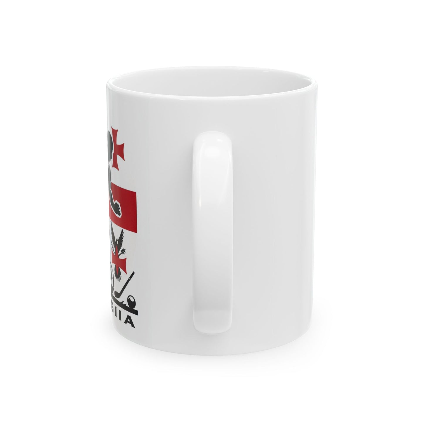 Flag Village Georgia Sporting Flag Ceramic Coffee Mug 11oz GEO0007