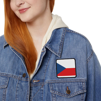 Flag Village Czech Republic Flag Embroidery Iron-On Patches