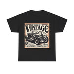 Flag Village USA Vintage Car Flag T-SHIRT Heavy Cotton Tee USA0008