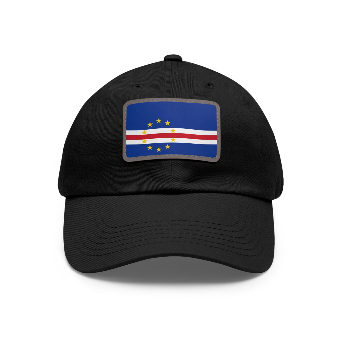 Flag Village Cape Verde Flag Hat Cap with Leather Patch