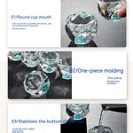 Flag Village Household Wineglass Set Asterism Turquoise Star Diamond Wine Glass Simple Gift Box