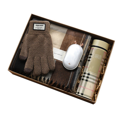 Flag Village Men's Practical Scarf Gift Box Set