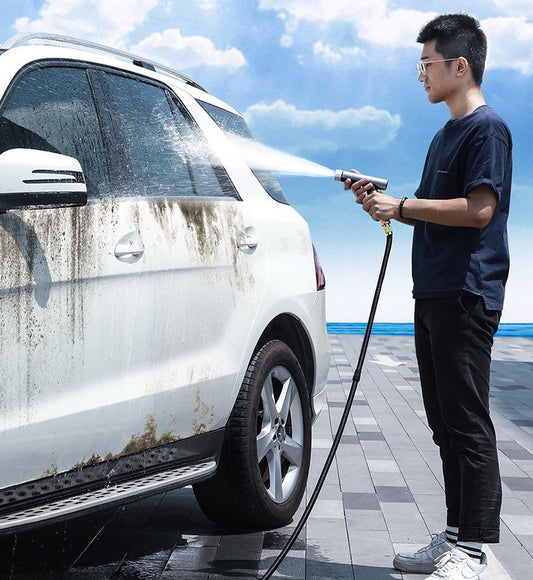 Flag Village Auto Tools High-pressure car wash water gun telescopic water nozzle