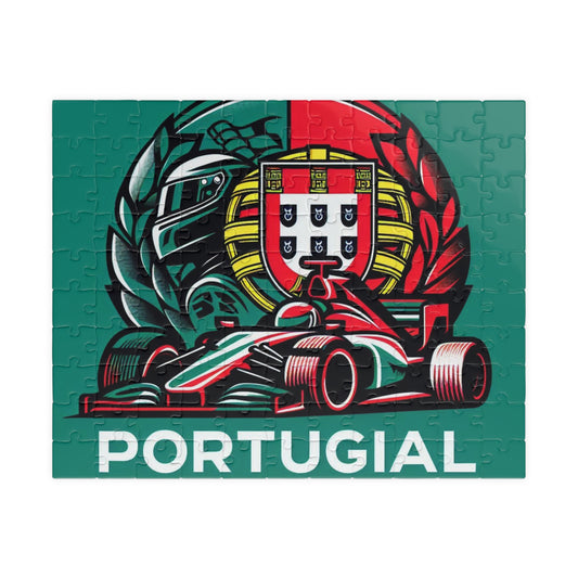 Flag Village Portugal Racing Car Sporting Flag Puzzle (110, 252, 520, 1014-piece) PRT0012