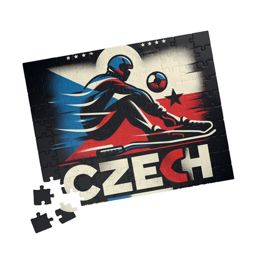 Flag Village Czech Sporting Flag Puzzle (110, 252, 520, 1014-piece) CZE0006