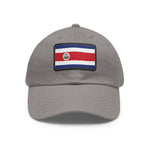 Flag Village Costa Rica Flag Hat Cap with Leather Patch