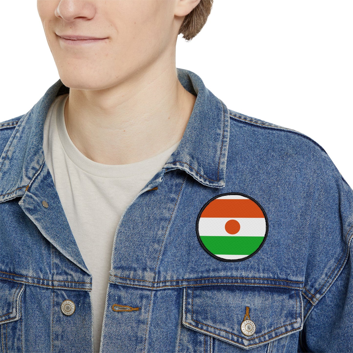 Flag Village Niger Flag Embroidery Iron-On Patches