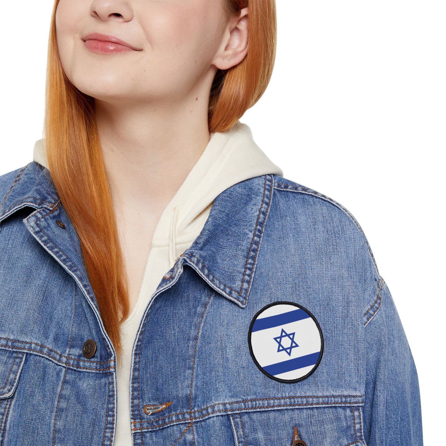 Flag Village Israel Flag Embroidery Iron-On Patches