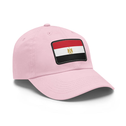 Flag Village Egypt Flag Hat Cap with Leather Patch