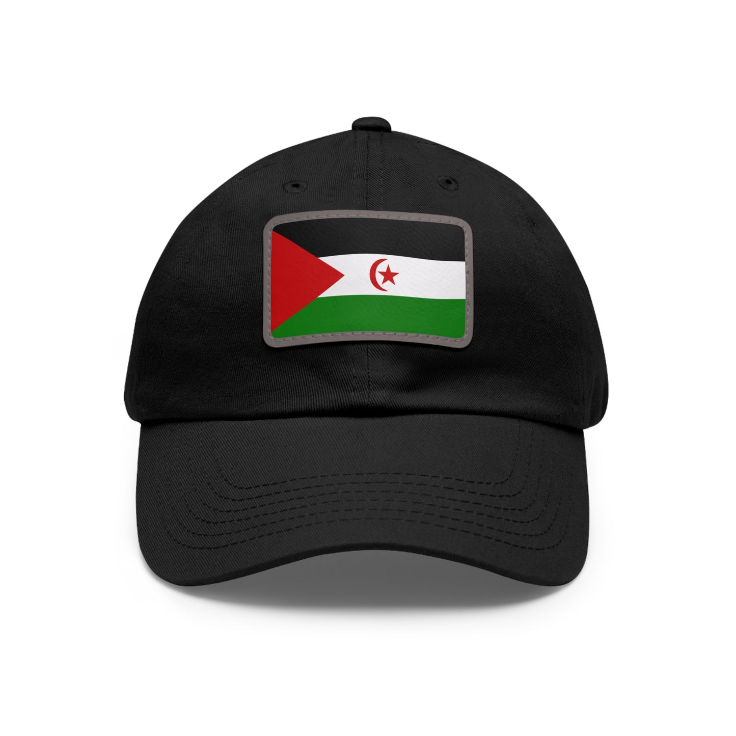Flag Village Western Sahara Flag Hat Cap with Leather Patch