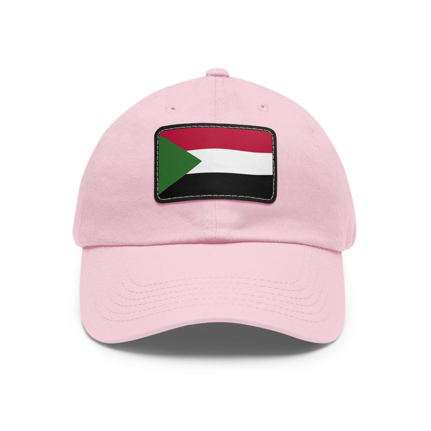 Flag Village Sudan Flag Hat Cap with Leather Patch