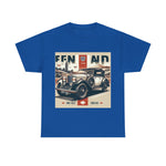 Flag Village UK Vintage Car Flag T-SHIRT Heavy Cotton Tee UK0021