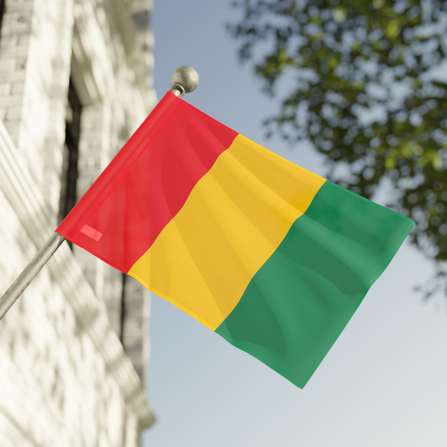 Flag Village Guinea Flag 18" x 12" / 36" x 24" / 60" x 36"