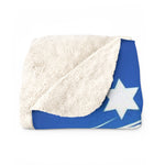 Flag Village Israel Sporting Flag Sherpa Fleece Blanket