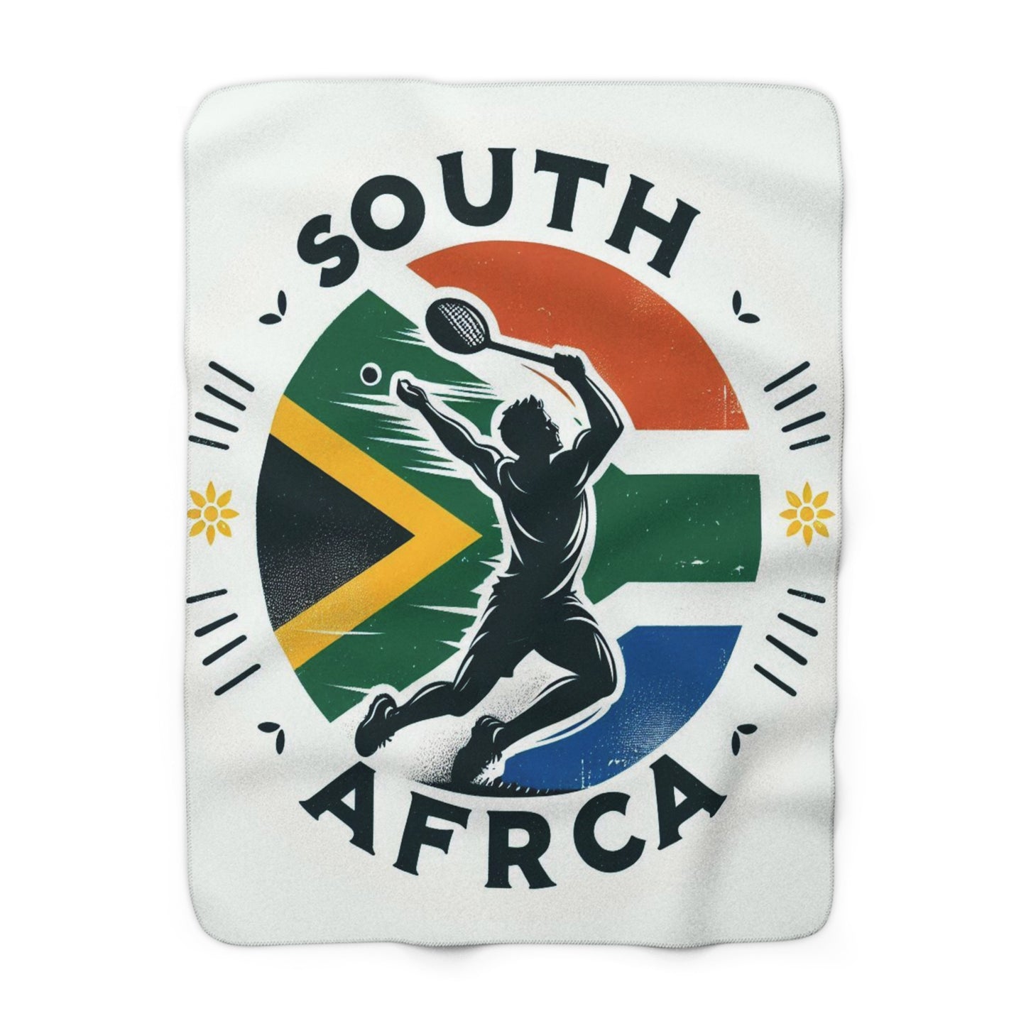 Flag Village South Africa Sporting Flag Sherpa Fleece Blanket ZAF0006