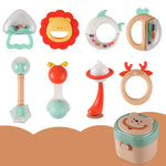 Flag Village Baby Rattle Plastic Toy Gift Box Set