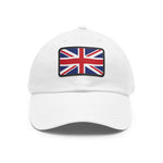 Flag Village United Kingdom Flag Hat Cap with Leather Patch