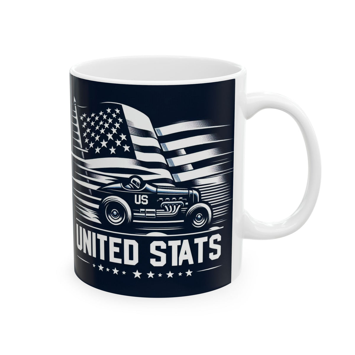 Flag Village United States Sporting Flag Ceramic Coffee Mug 11oz USA0011