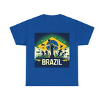 Flag Village Brazil Sporting Flag T-SHIRT Heavy Cotton Tee BRA0010
