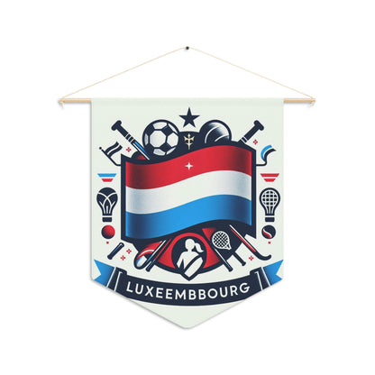 Flag Village Luxembourg Flag Pennant Sporting Home Wall decoration LUX0002