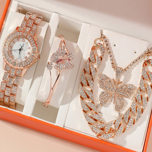 Flag Village Three-Piece Gift Box Quartz Watch