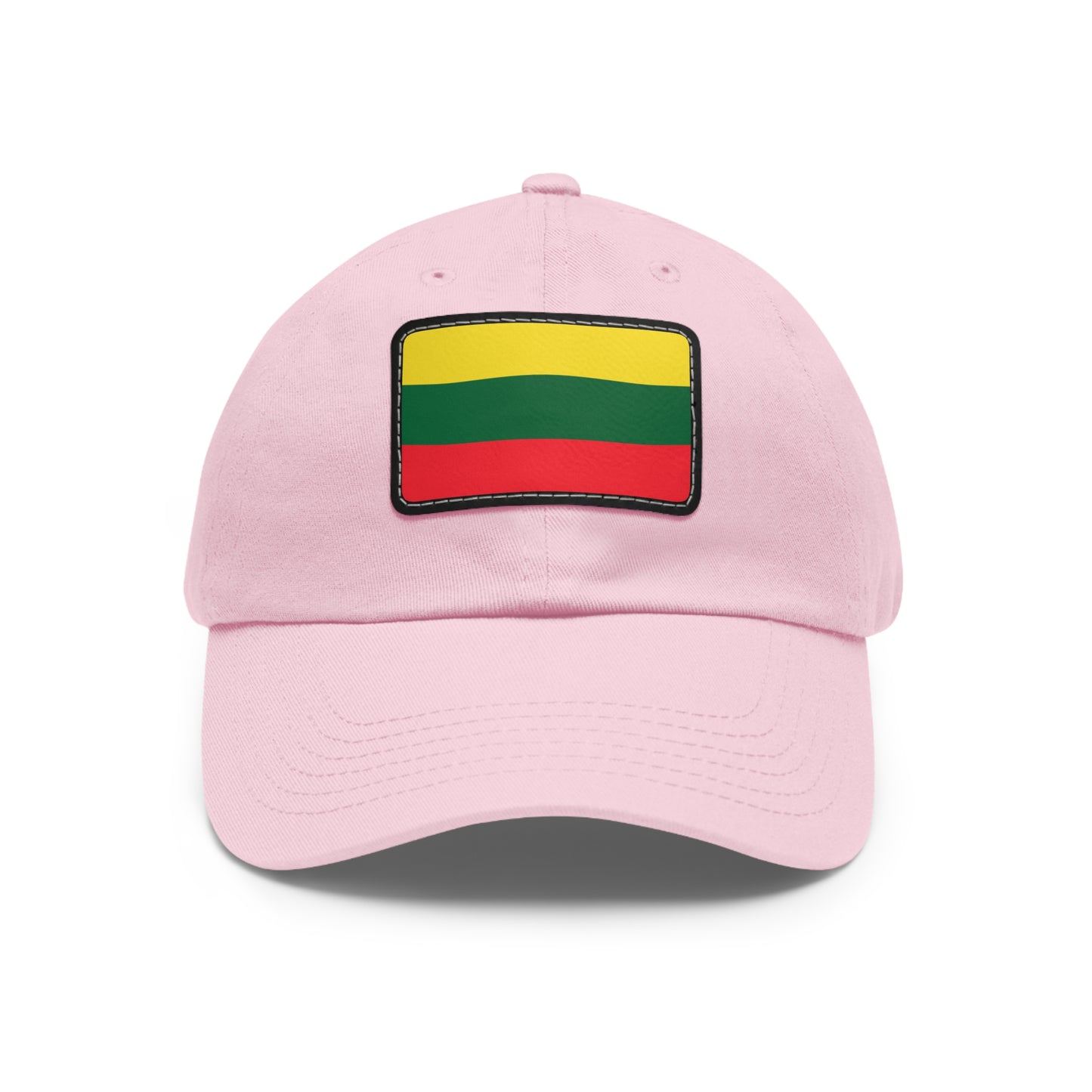 Flag Village Lithuania Flag Hat Cap with Leather Patch