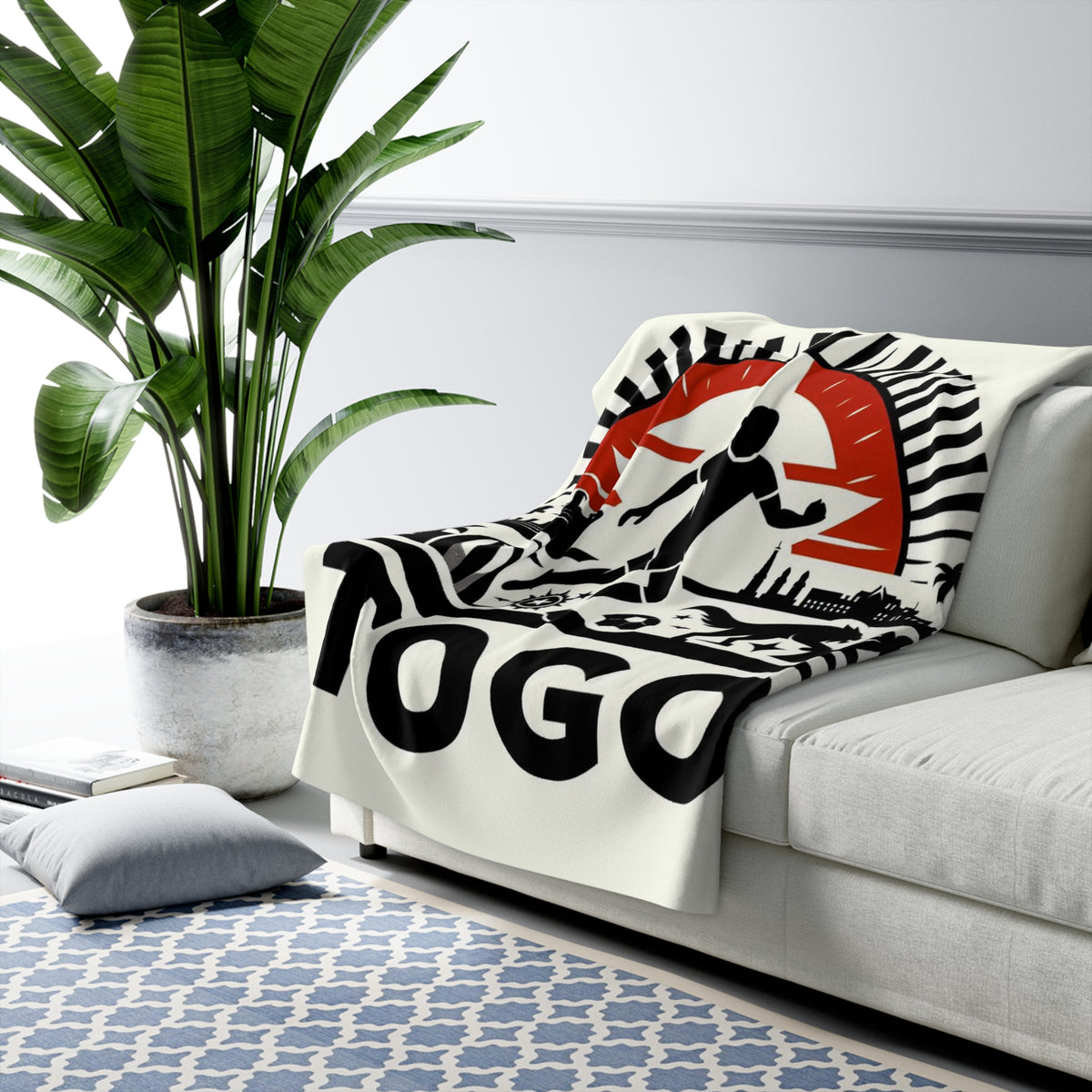 Flag Village Togo Sporting Flag Sherpa Fleece Blanket TGO0002