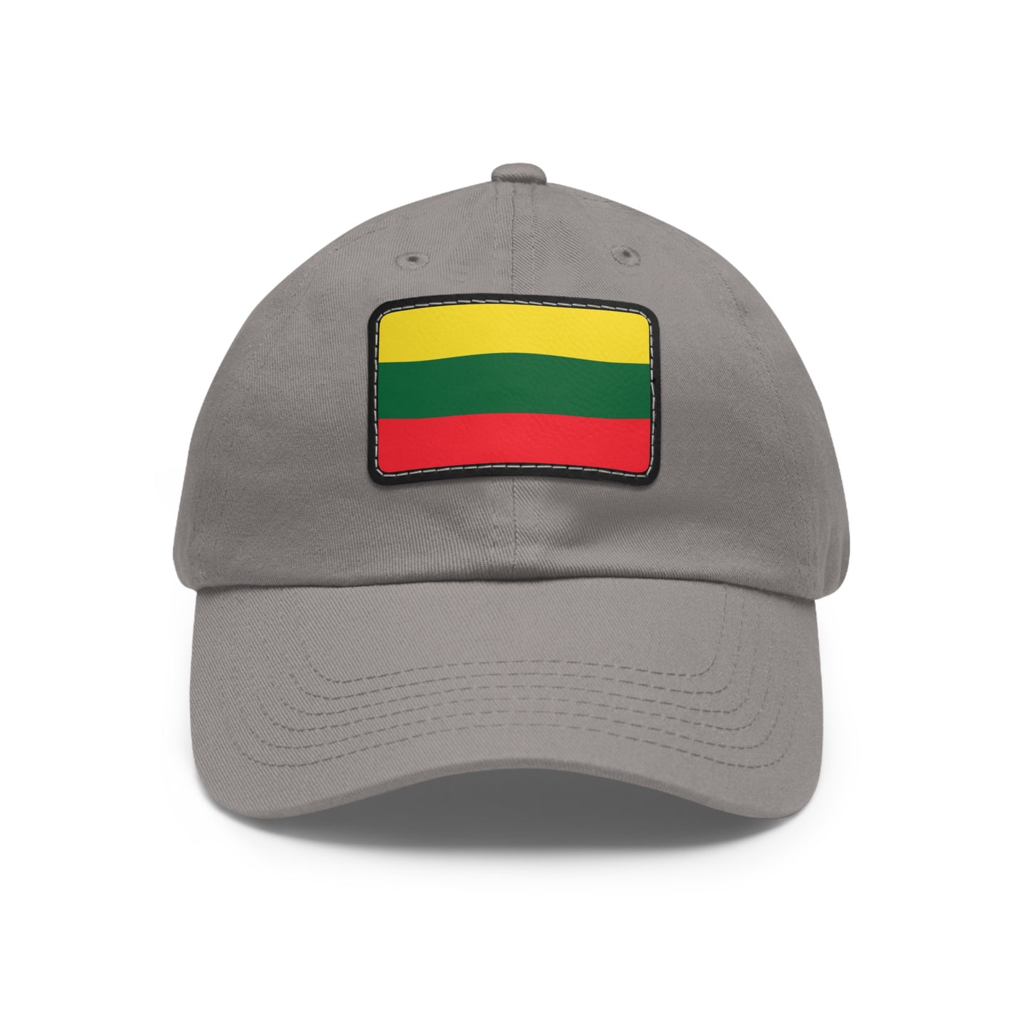 Flag Village Lithuania Flag Hat Cap with Leather Patch
