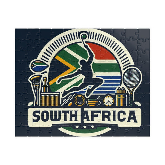 Flag Village South Africa Sporting Flag Puzzle (110, 252, 520, 1014-piece) ZAF0001
