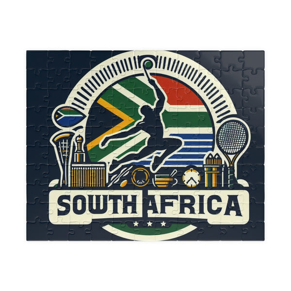 Flag Village South Africa Sporting Flag Puzzle (110, 252, 520, 1014-piece) ZAF0001