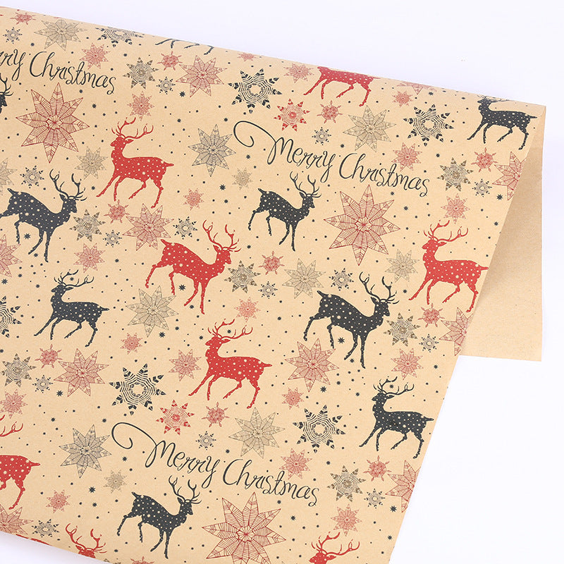 Flag Village Thickened Wrapping Paper For Christmas Gifts