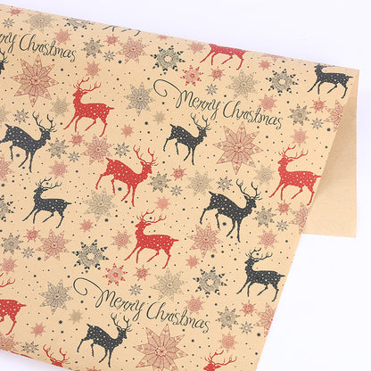Flag Village Thickened Wrapping Paper For Christmas Gifts