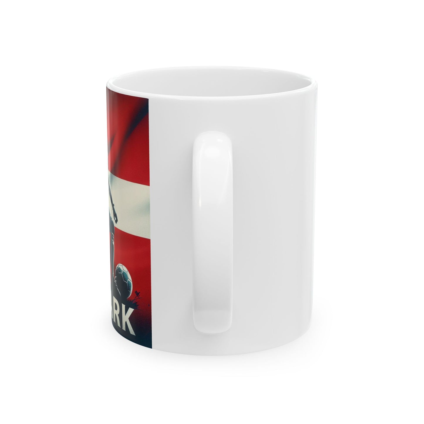 Flag Village Denmark Sporting Flag Ceramic Coffee Mug 11oz FV-MG0024