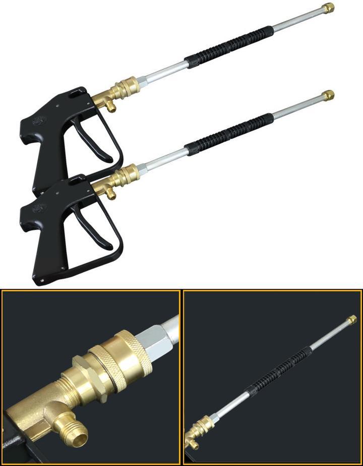 Flag Village Auto Tools High pressure water gun copper long water gun copper head car wash water gun copper pagoda garden home water gun