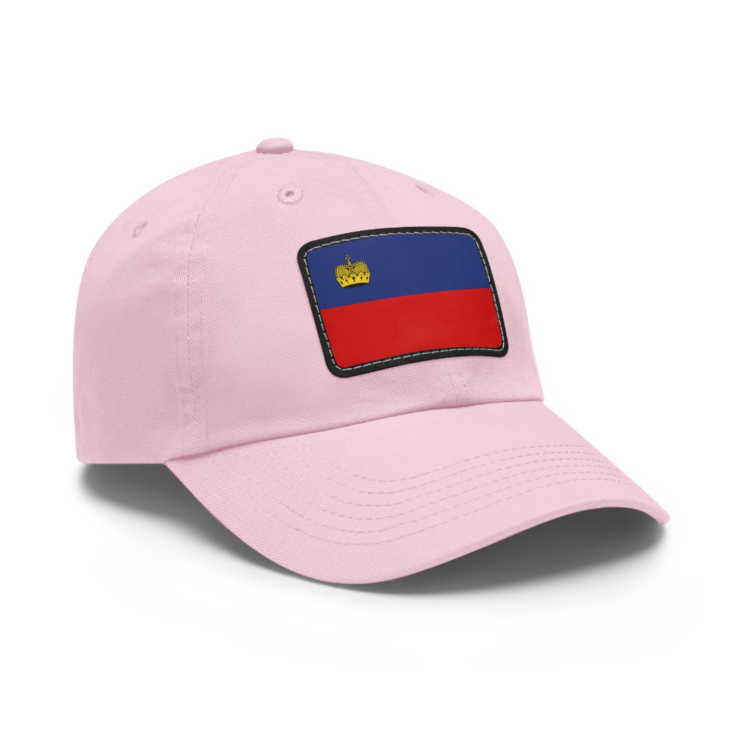 Flag Village Liechtenstein Flag Hat Cap with Leather Patch
