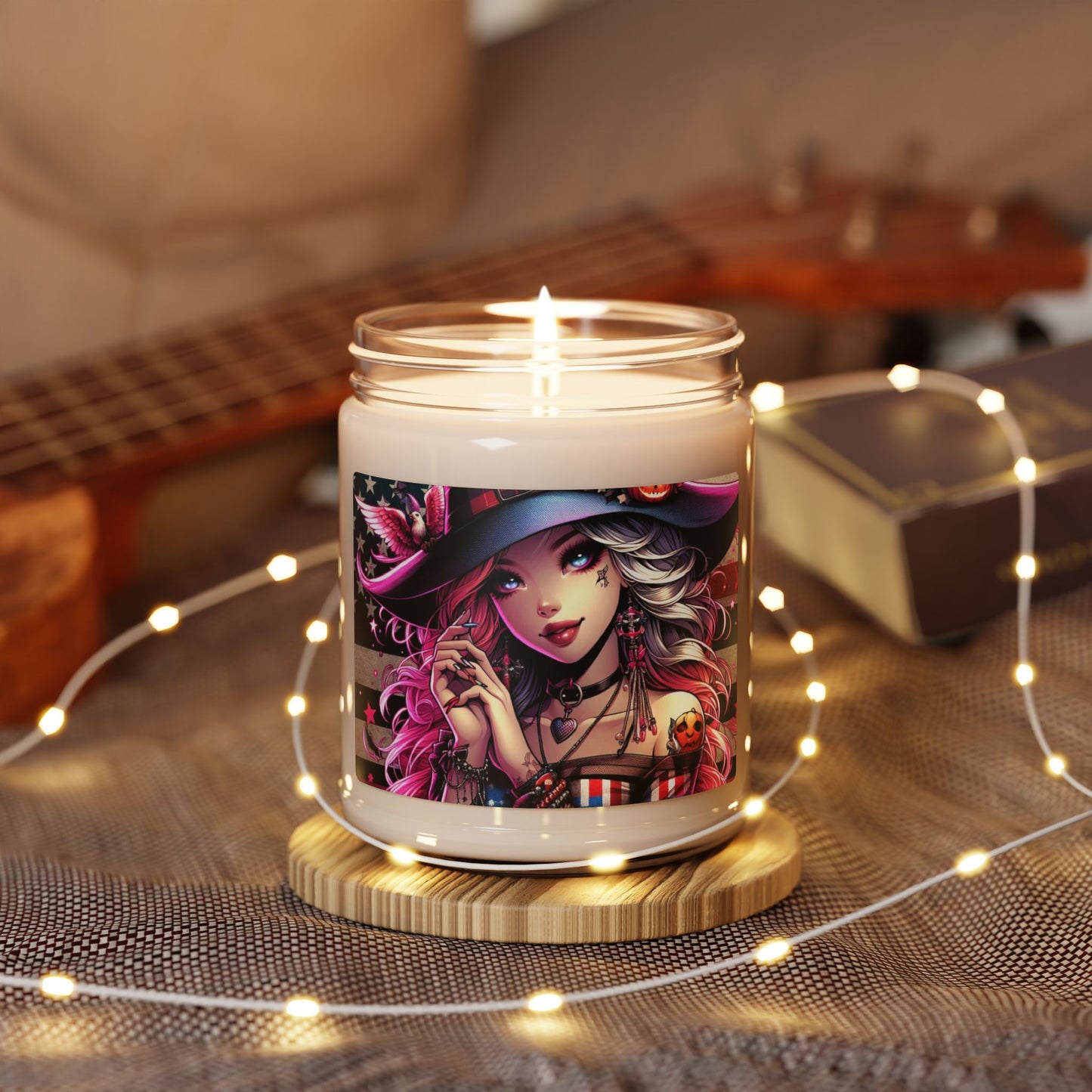 Flag Village Halloween Pretty Witch Scented Soy Candle, 9oz HW0015