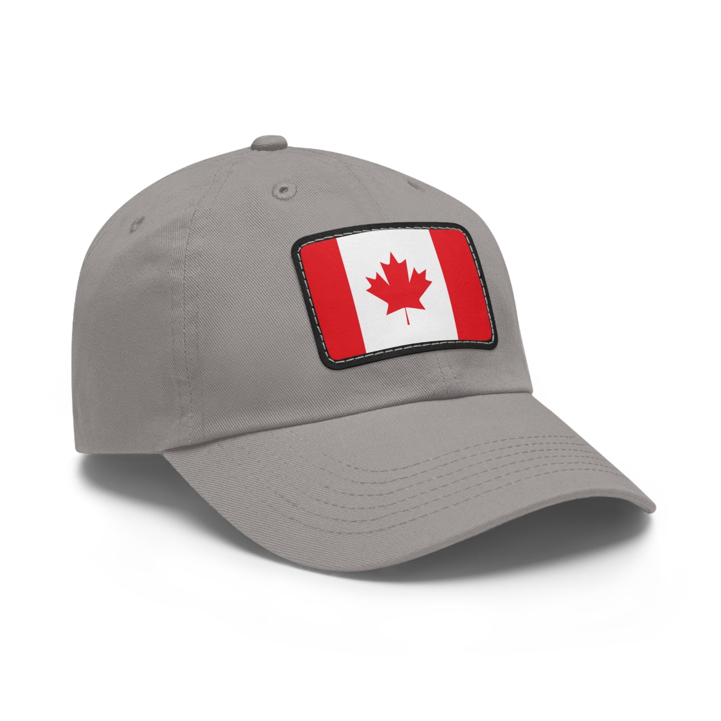 Flag Village Canada Flag Hat Cap with Leather Patch