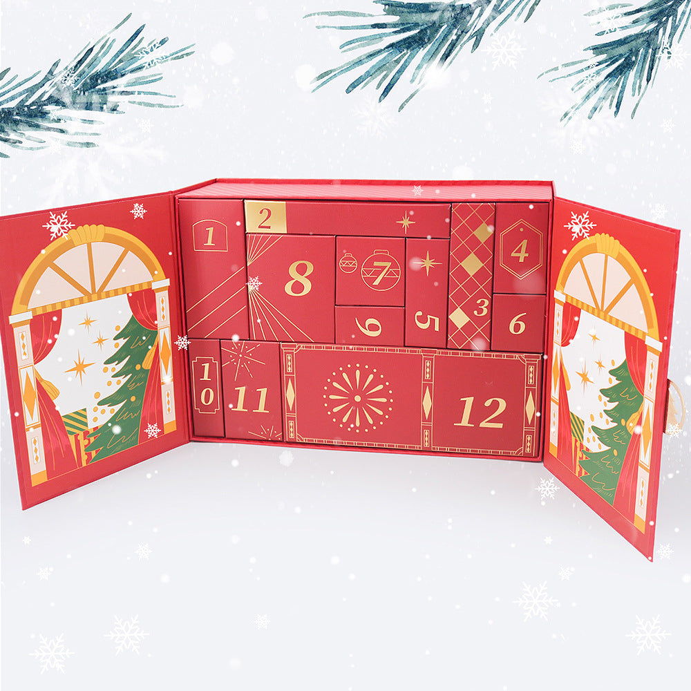 Flag Village Four-piece Set Of Digital Oil Painting Coasters Surprise Blind Box