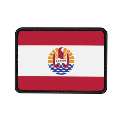 Flag Village Polynesia(French Polynesia) Flag Embroidery Iron-On Patches