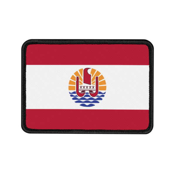 Flag Village French Polynesia State Flag Embroidered Iron-On Patch