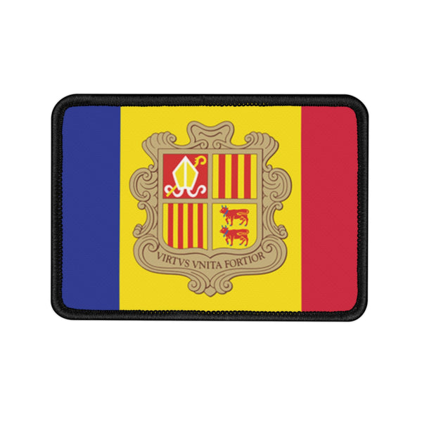 Flag Village Andorra State Flag Embroidered Iron-On Patch