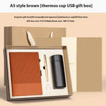 Flag Village Notebook Gift Box Vacuum Cup Set Business Gift Company Activity High-end Practical Gift