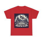 Flag Village Brazil Sporting Flag T-SHIRT Heavy Cotton Tee BRA0016