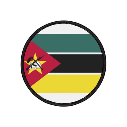 Flag Village Mozambique Flag Embroidery Iron-On Patches