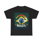 Flag Village Brazil Sporting Flag T-SHIRT Heavy Cotton Tee BRA0013